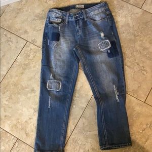 Sound girl sz 9 Capris jeans